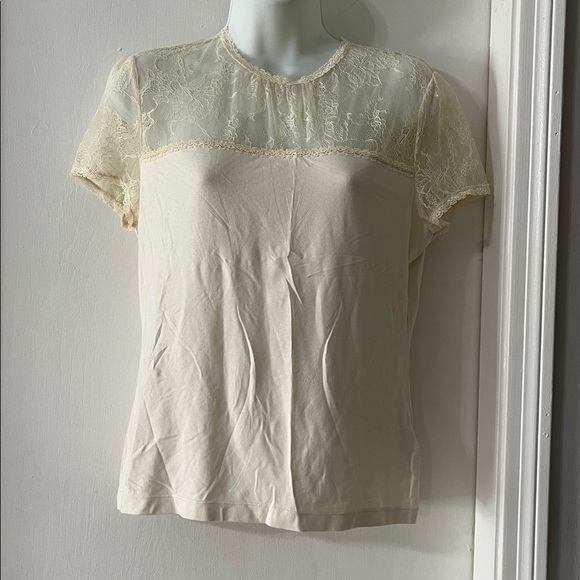Ralph Lauren Tops - Ralph Lauren Cream Lace Blouse
